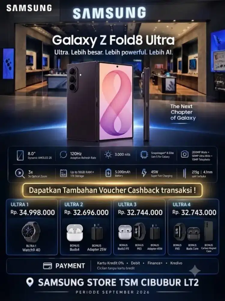 SAMSUNG ZFOLD8 ULTRA 256/512