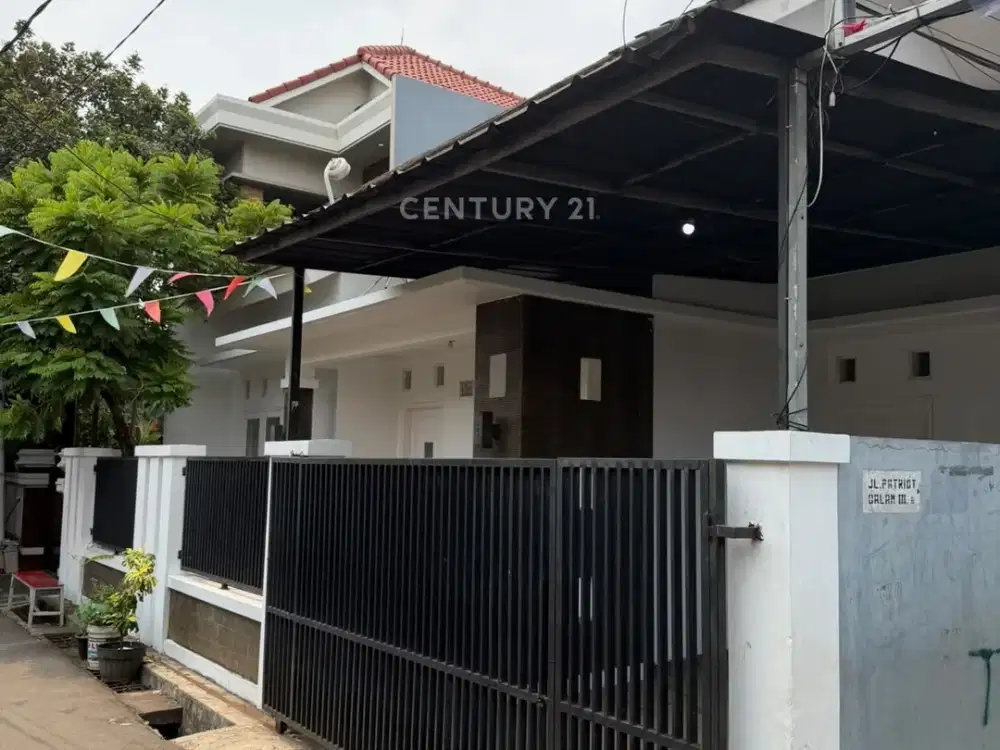 Rumah Siap Huni Dijual Di Area Jl Patriot Bekasi Barat