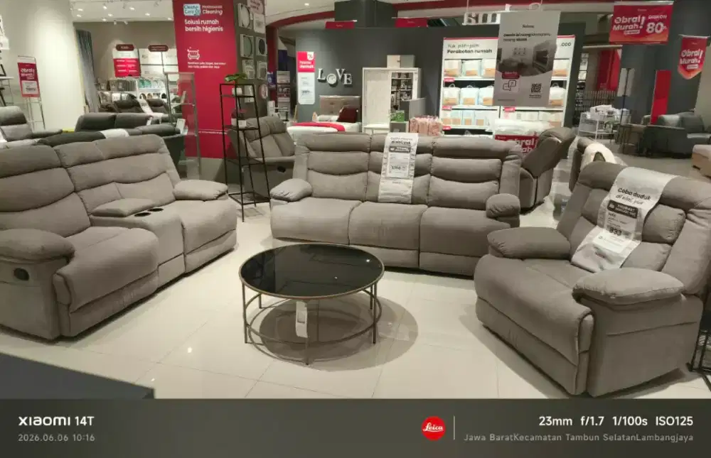 SOFA SET TIPE RECLINER SELMA
