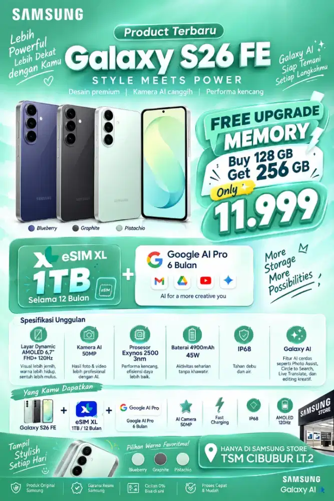 SAMSUNG S26FE 256
