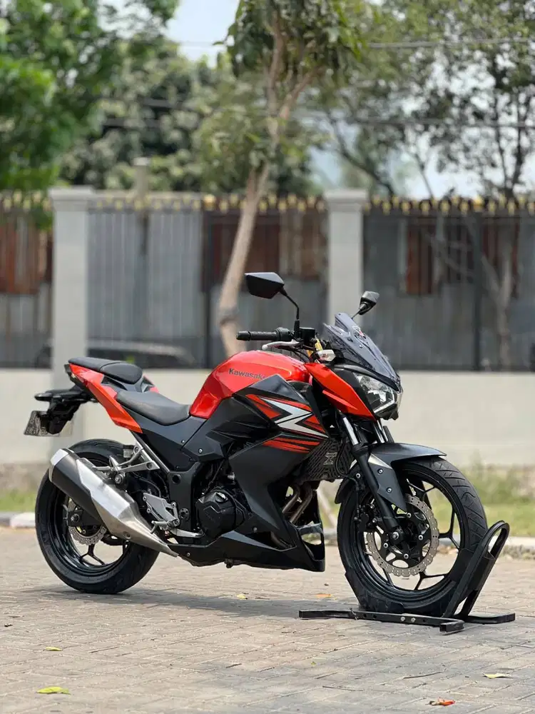 KAWASAKI Z250 FI ORANGE 2014 KM LOW PAJAK PANJANG SIAP NGEBUT
