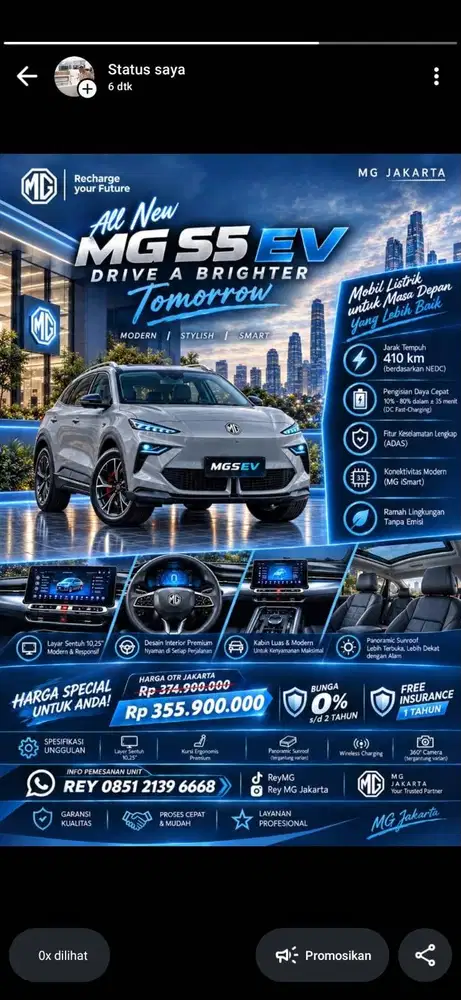 Promo MG bulan ini paling murah