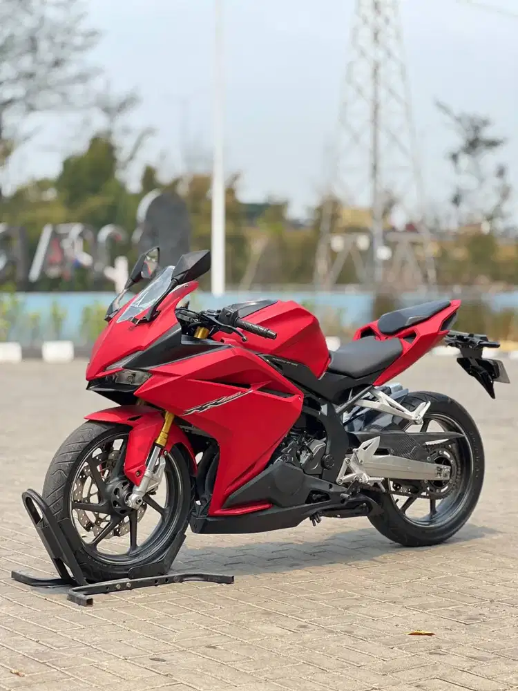 HONDA NEW CBR250RR NON ABS MERAH DOFF 2020 KM LOW PAJAK ON RASA BARU