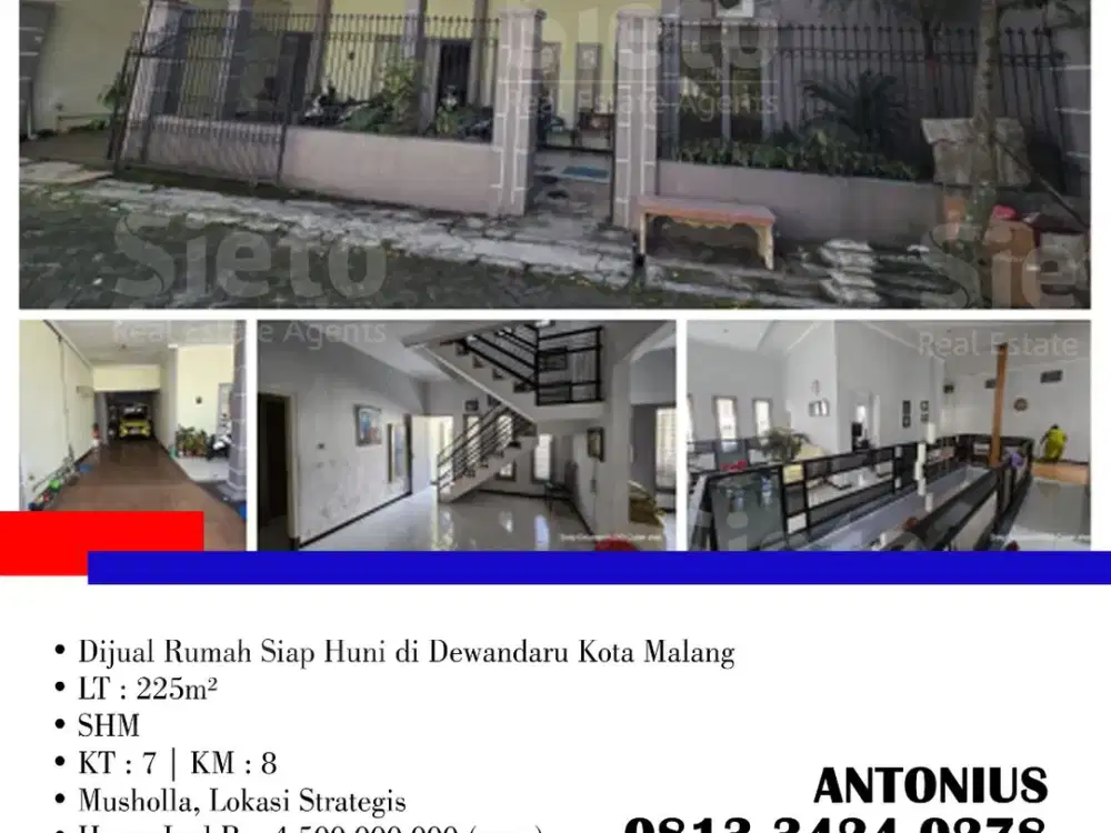 Dijual Rumah Siap Huni di Dewandaru Kota Malang