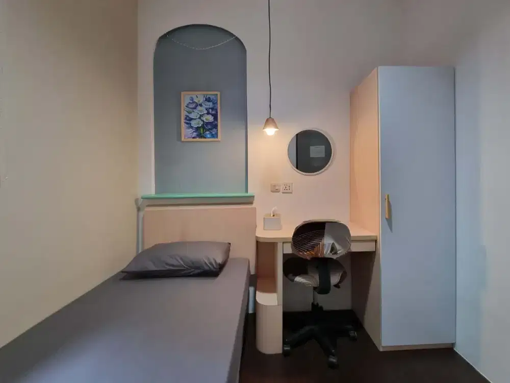 Kamar Kost +Parkir Mobil @ Slipi, Kemanggisan, S.Parman Full Interior