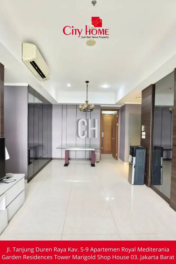 Dijual Apartemen Furnished 3+1 BR di Taman Anggrek Residences