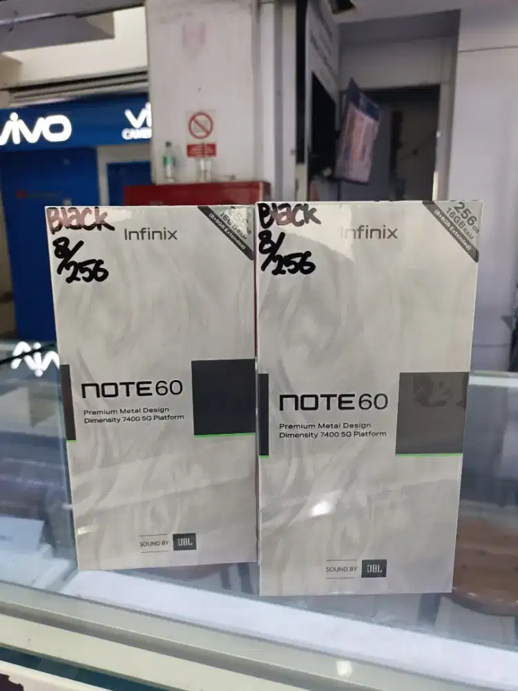 Infinix Note 60 5g 8/256 Hitam newww