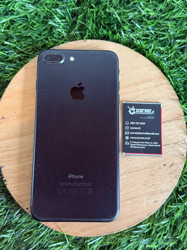 iPhone 7 Plus 128GB jet Black Ex iBox | Second Original | Garansi Toko