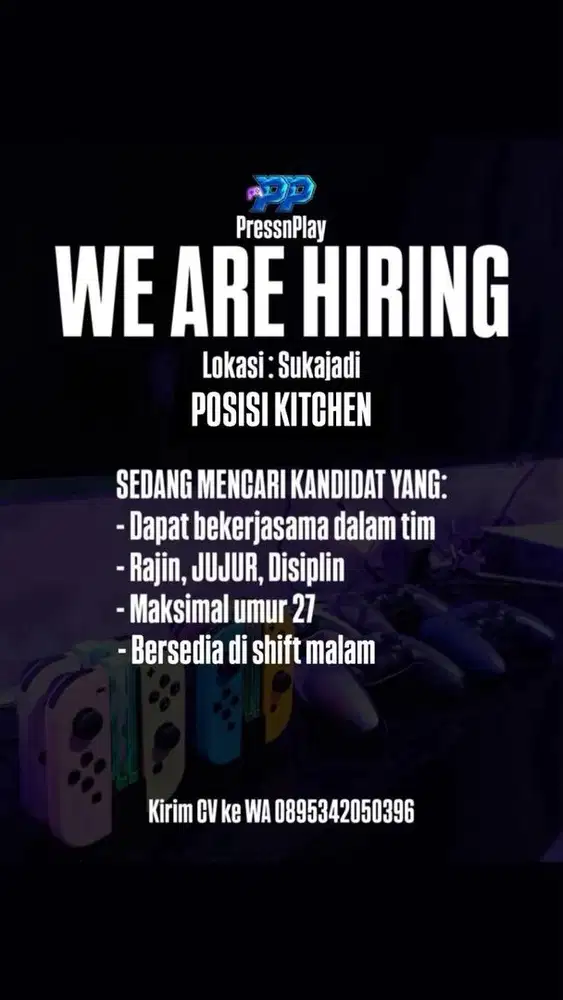 Sedang mencari posisi untuk KITCHEN / DAPUR