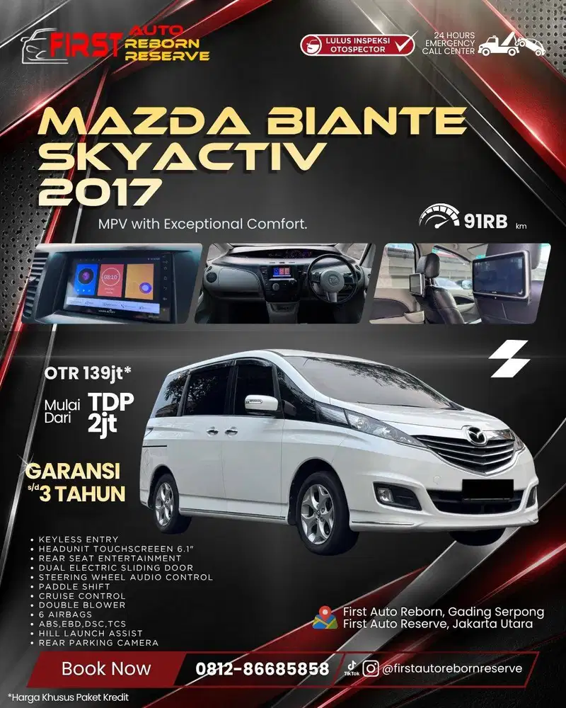 (TDP2jtan) MAZDA BIANTE SKYACTIV 2017