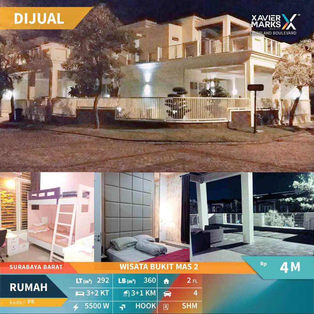 DIJUAL RUMAH Wisata Bukit Mas 2 Full Furnish (bb)