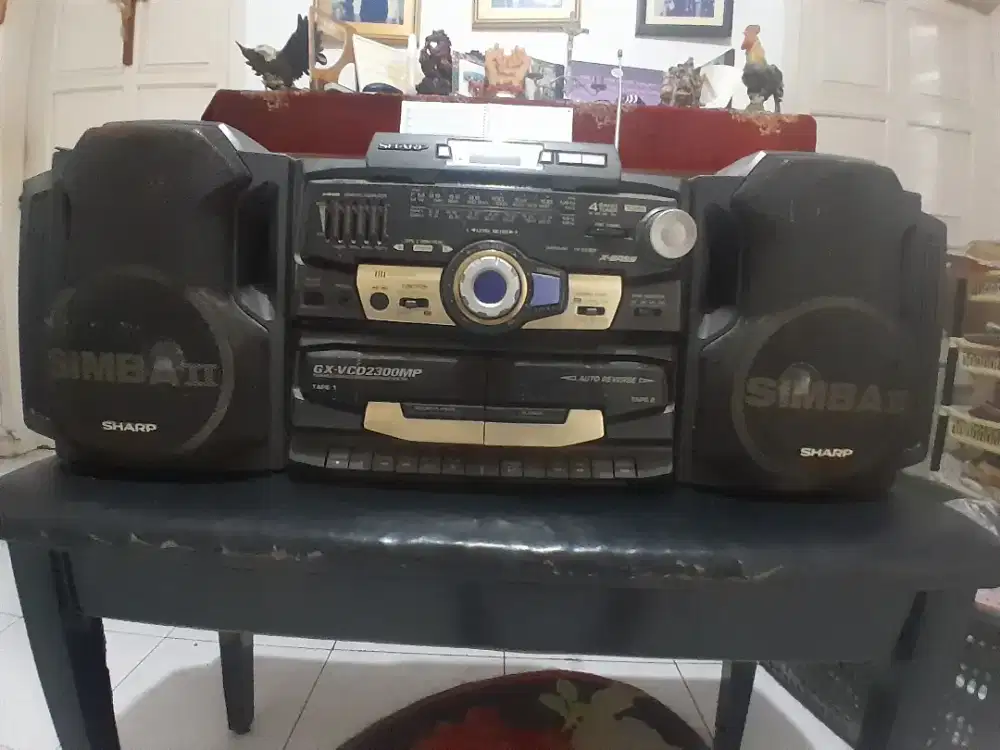 Radio kaset dan CD