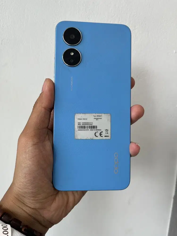 oppo a17 4/64 seken fullset
