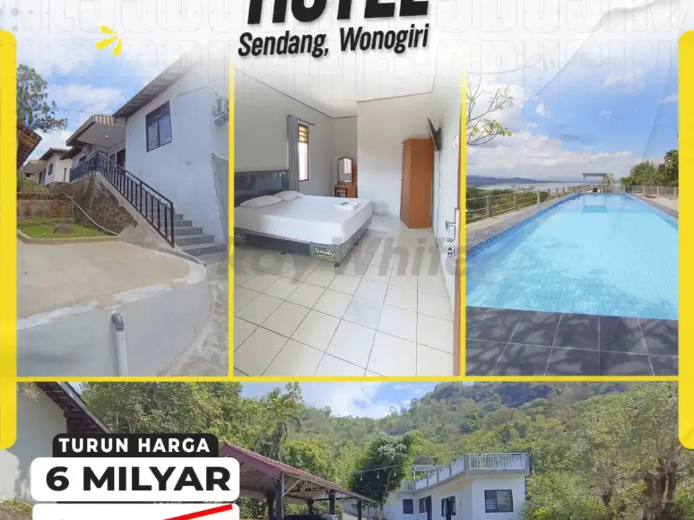 Dijual Hotel Aktif di Kawasan Wisata Waduk Gajah Mungkur Wonogiri STRATEGIS!!!!