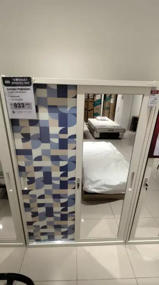 OBRAL LEMARI PINTU GESER METAL