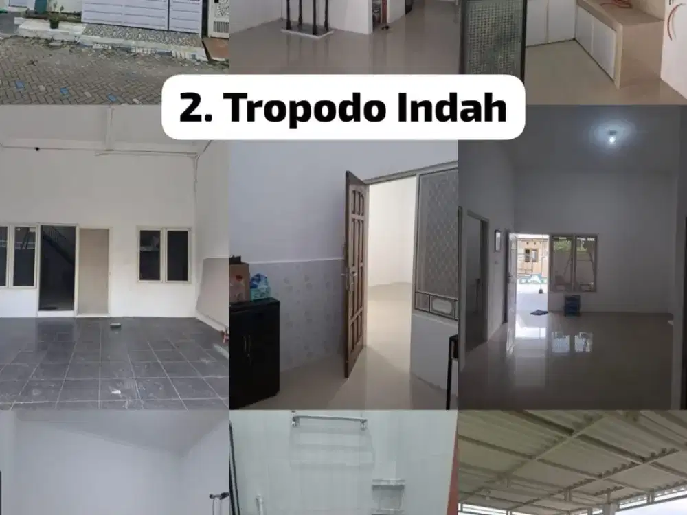 Rumah 2 Lantai Tropodo Indah Dekat Tol Pocan - Rungkut - Tol Waru