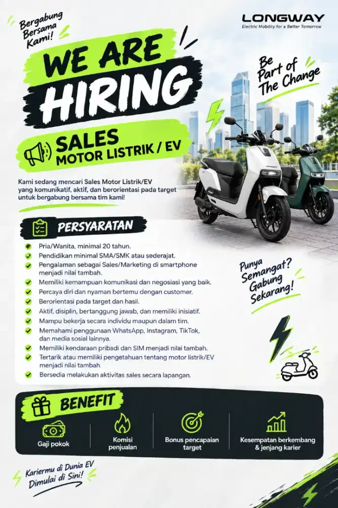Sales motor listrik