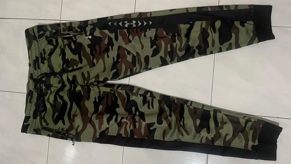 BU Jual Cepat Celana Panjang Training warna army
