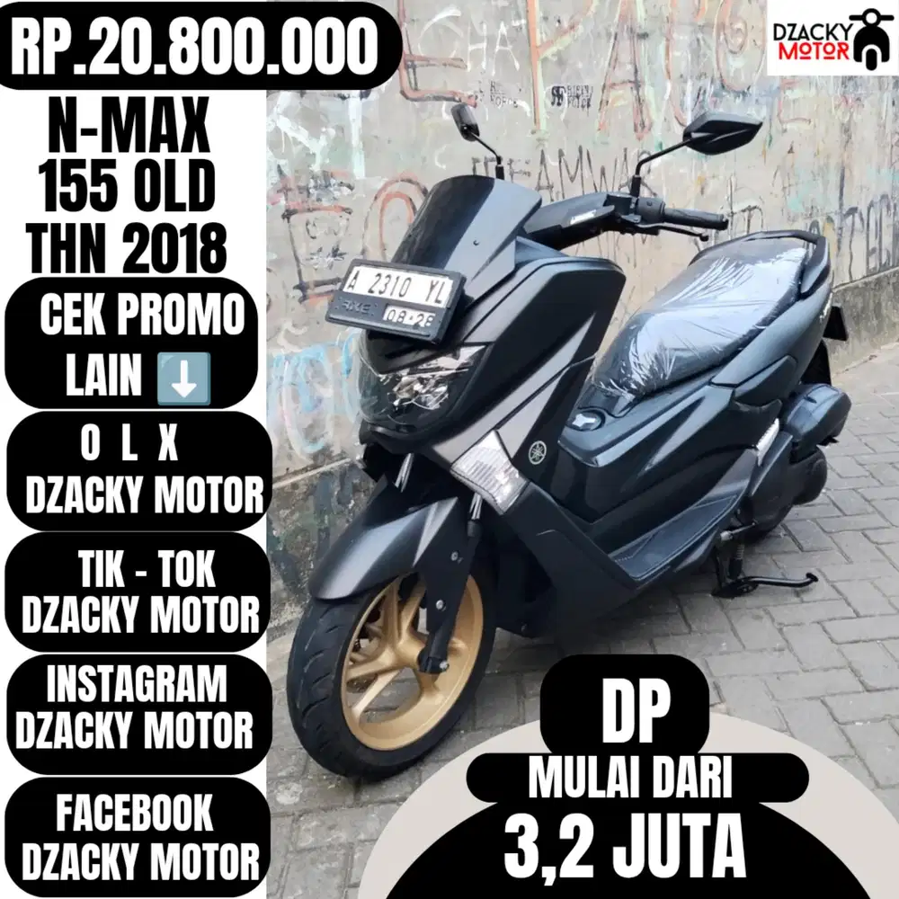 N-MAX 155 OLD 2018 SECOND LIKE NEW