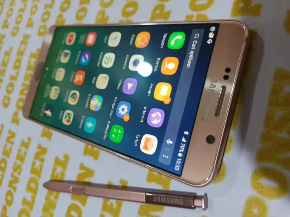 Galaxy Note 5-Spen.Amoled.Ram 4/64GB.Finger.ORI #GOLDEN PONSEL