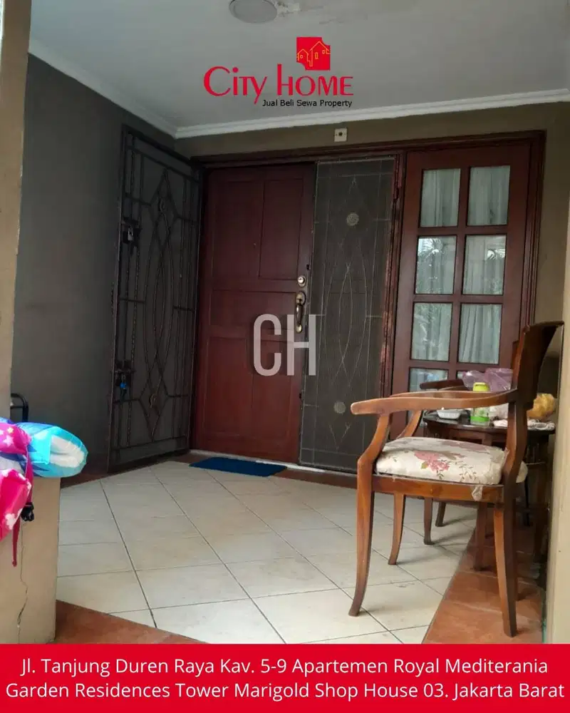 Dijual Apartemen Furnished 3 BR di Mediterania Garden Residence 1