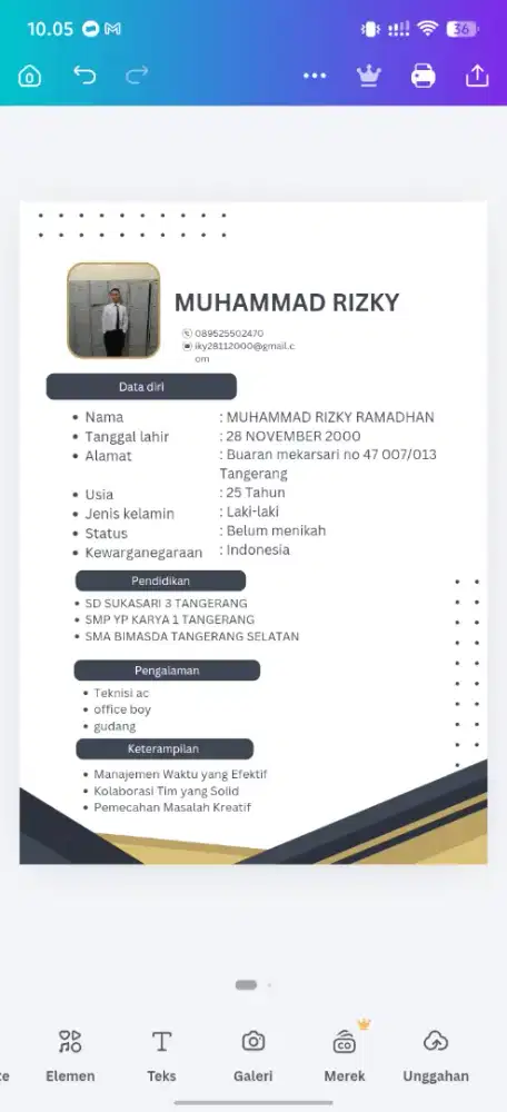 Info lowongan kerja dong