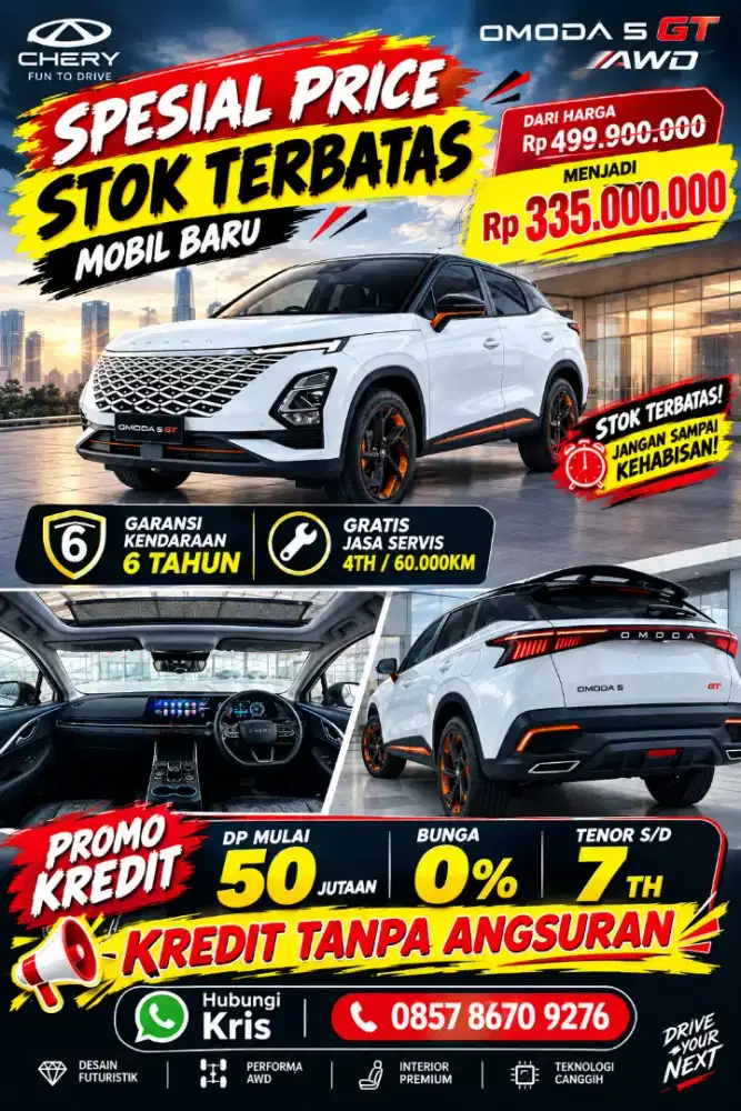 Special Price Omoda 5 Gt Awd