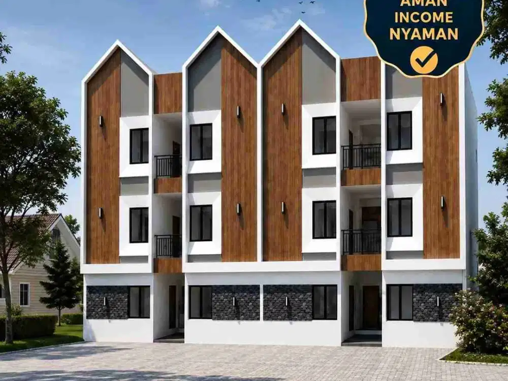 Jual Kos Baru ( 1 Lagi) Kosan 6 Kamar + 6 KM Dekat Kampus UI Kota Depok Margonda