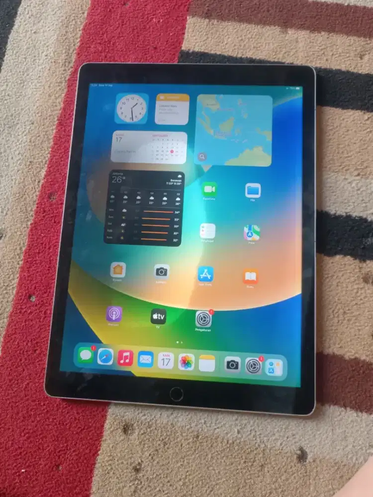 Ipad pro gen1 32gb lcd bercak (bisa tukar tambah )