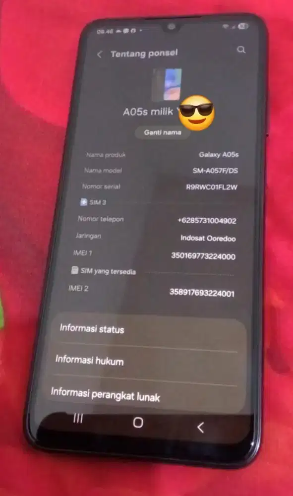 Jual hp samsung A05s lengkap