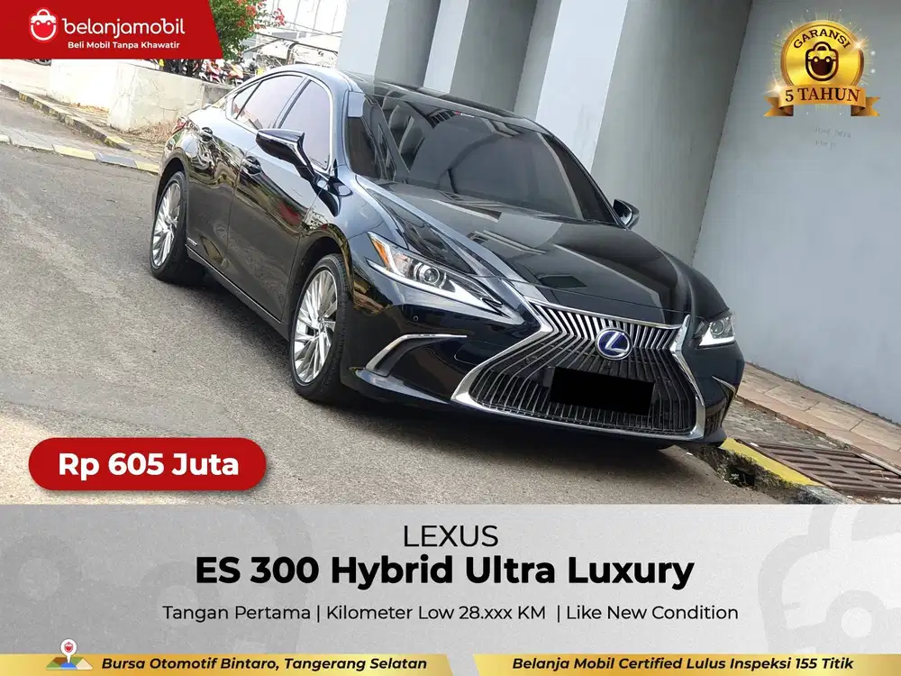 [ GARANSI 5TH LOW KM ] Lexus ES300 ES 300 Hybrid Luxury 2018/2019/2020