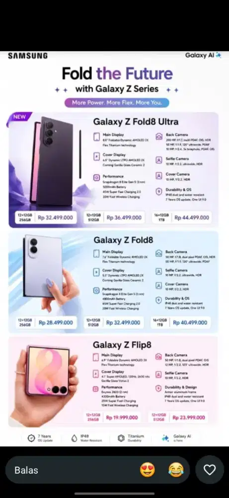 SAMSUNG GALAXY ZFOLD8 ULTRA