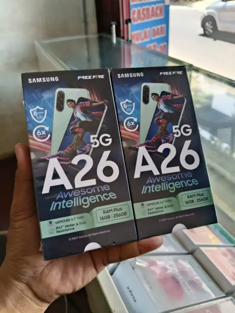 New Samsung galaxy a26 5G ram8/256 garansi resmi 1 tahun