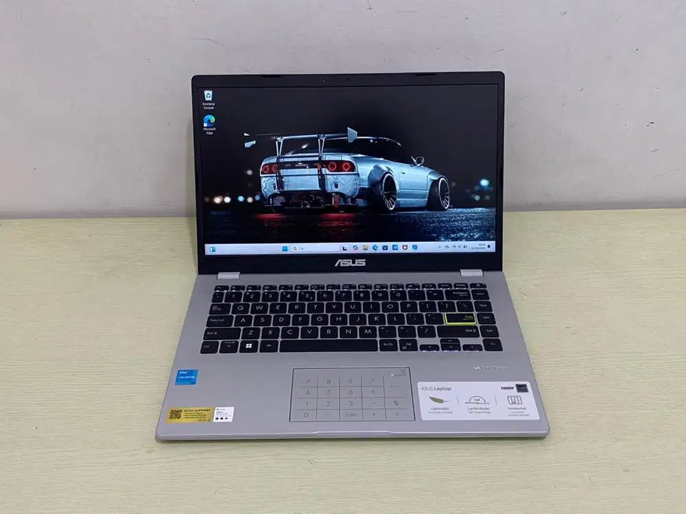 Asus E410K Inte N4500 RAM 8 GB SSD 256 GB Nvme Mulus Fulldus LikeNew