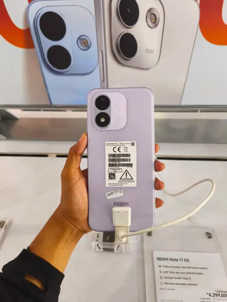 XIAOMI REDMI NOTE 17 5G RAM 8/256GB | Garansi Resmi