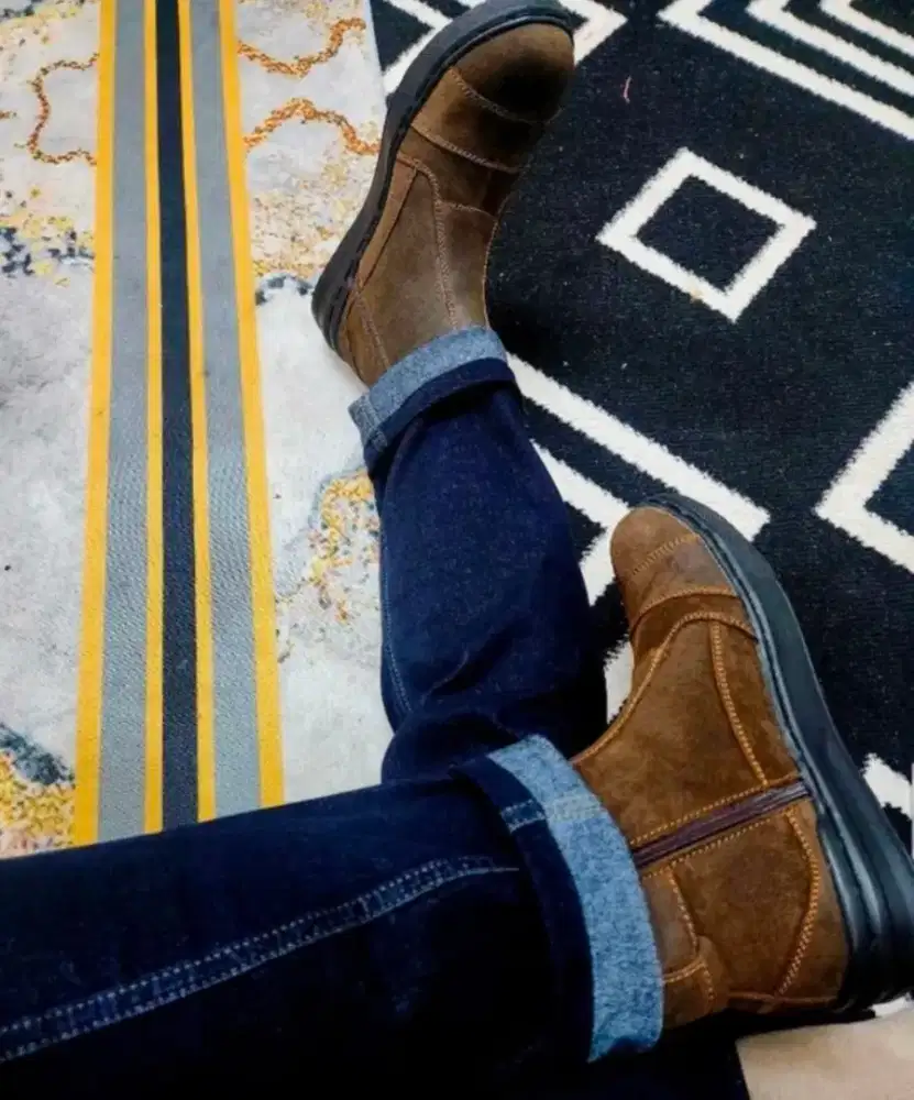 Sepatu Boots Kulit Asli Fordza size 42