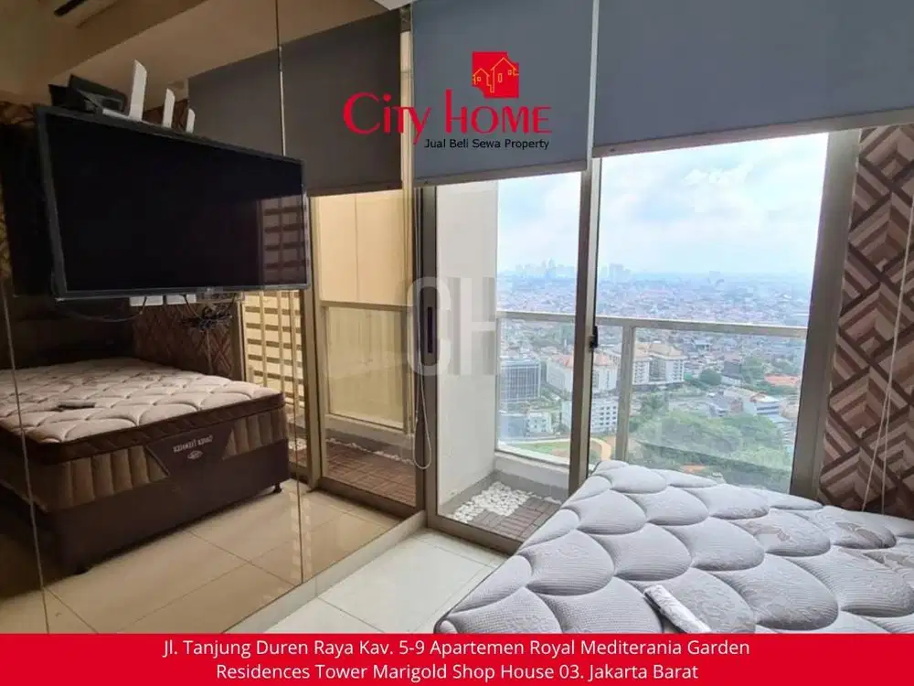 Harga Miring! Studio Furnished Taman Anggrek Residence