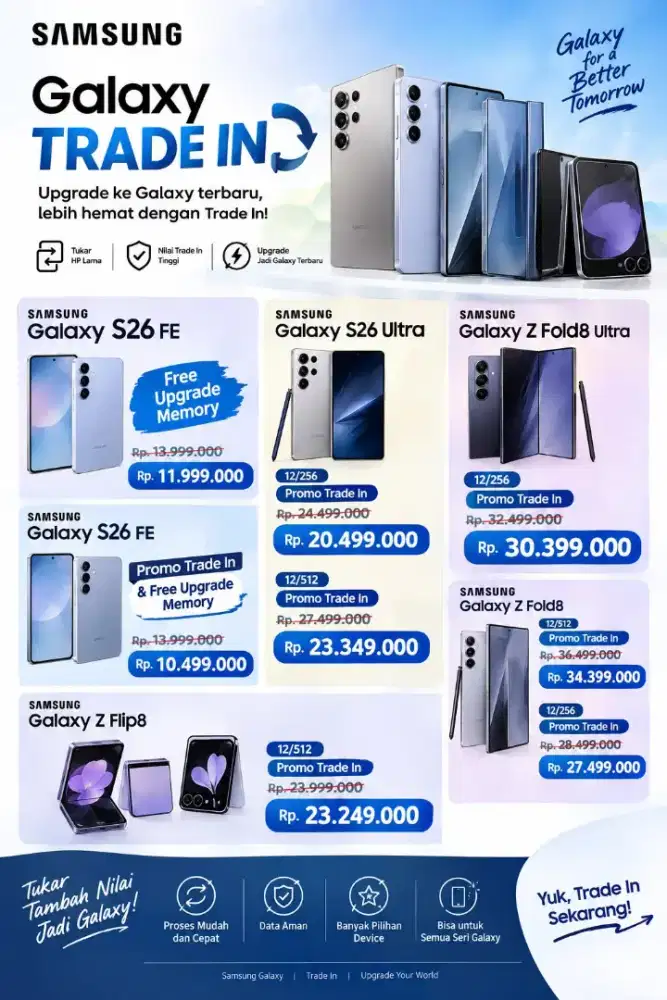 SAMSUNG GALAXY ZFOLD 8 PROMO TRADE IN