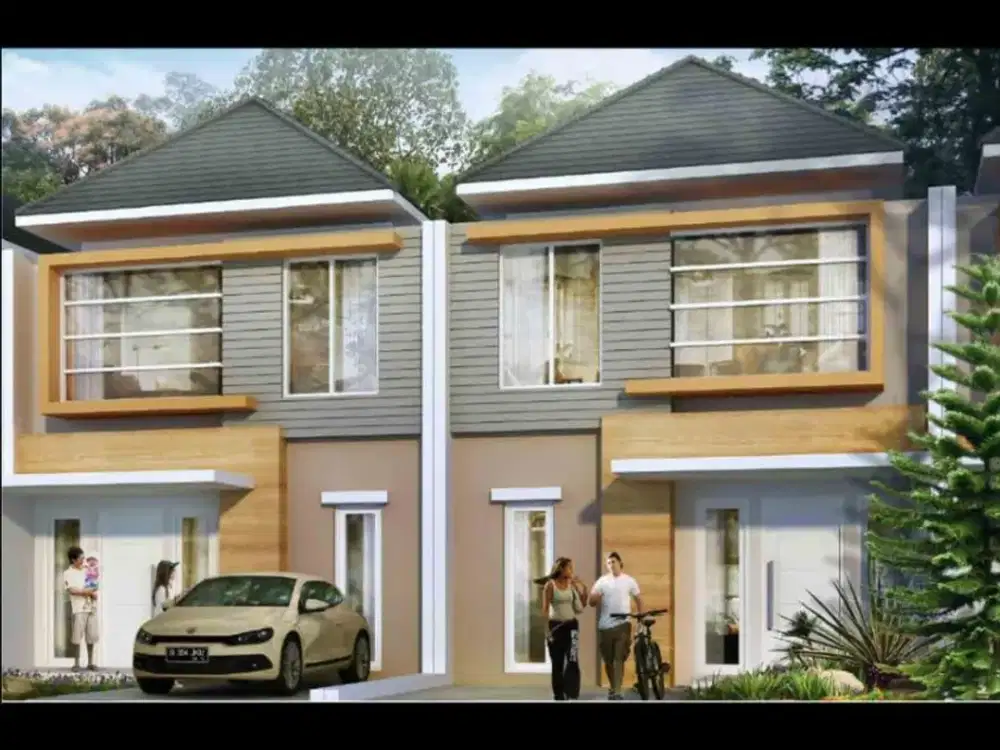 Dijual Rumah Golf Island PIK Cluster Symphony Golf, Type Olive, 2 Lantai, LT 90 m², LB 180 m², 3+1 KT, AJB, Rp 3.4 M