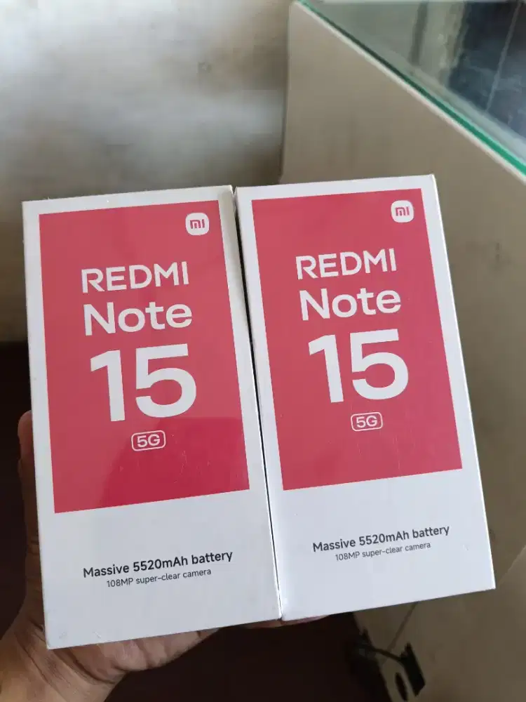 New redminote 15 5G ram8/256 garansi resmi 1 tahun