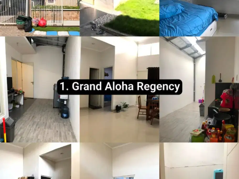 Dijual Rumah di Grand Aloha Regency Sidoarjo Dkt bandara Juanda, Bungurasih