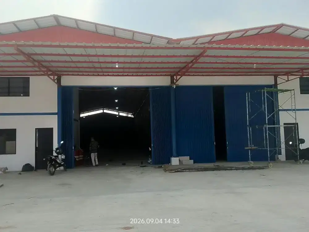 P LK Disewakan Gudang Mandiri Ready 5 Lot LB 432 m2 (12X36) di Legok Tangerang