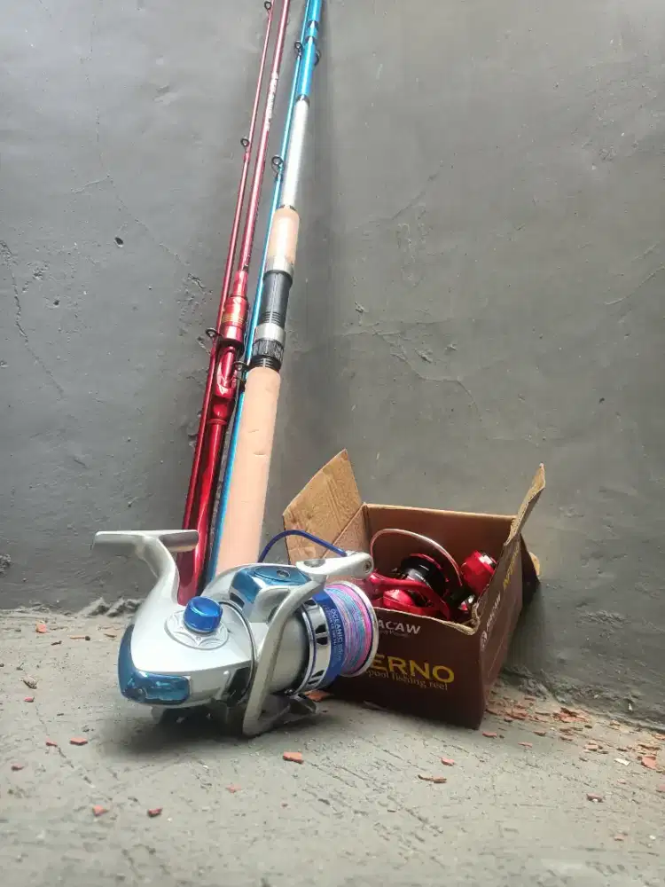Joran pancing 2 set.
