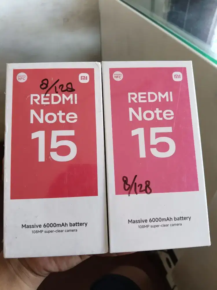 New redminote 15 ram8/128 garansi resmi 1 tahun