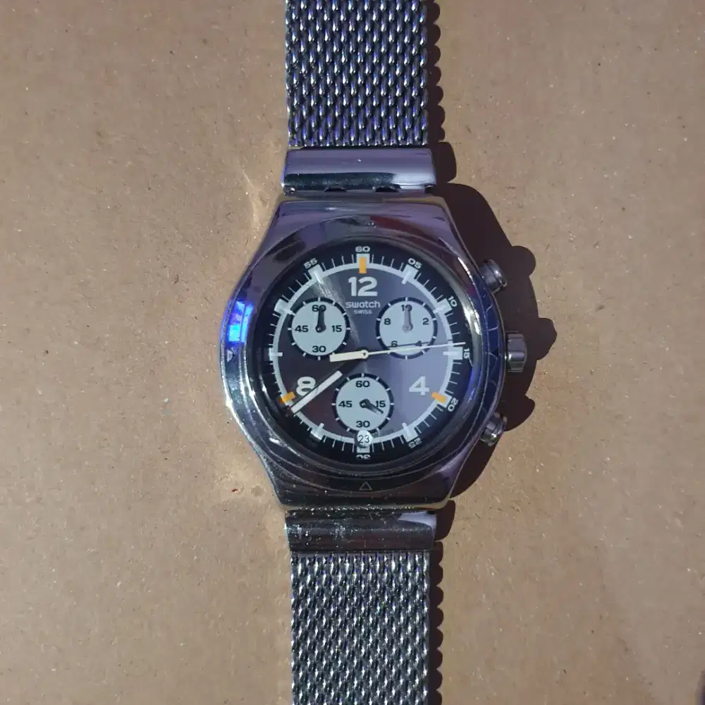 Jam Tangan Swatch Chrono Irony YVS453MB