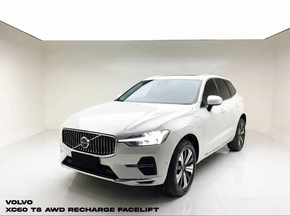 VOLVO XC60 T8 AWD RECHARGE FACELIFT 2024 CRYSTAL WHITE On BLACK HYBRID