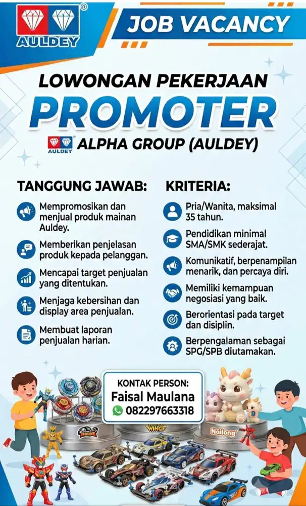 Lowongan Kerja Promoter