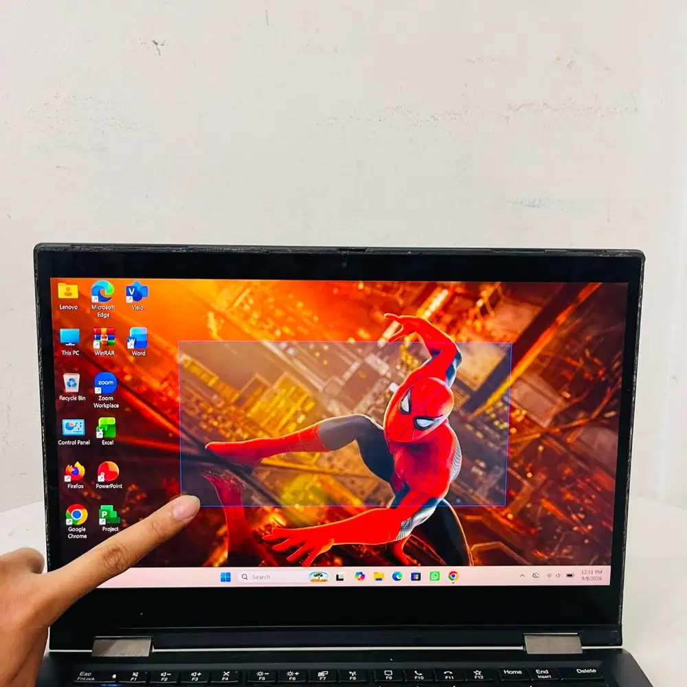 LENOVO X13 YOGA TOUCH CORE I7 GEN10 16/256 LAYAR 13 INCH ADA MINUS *EC