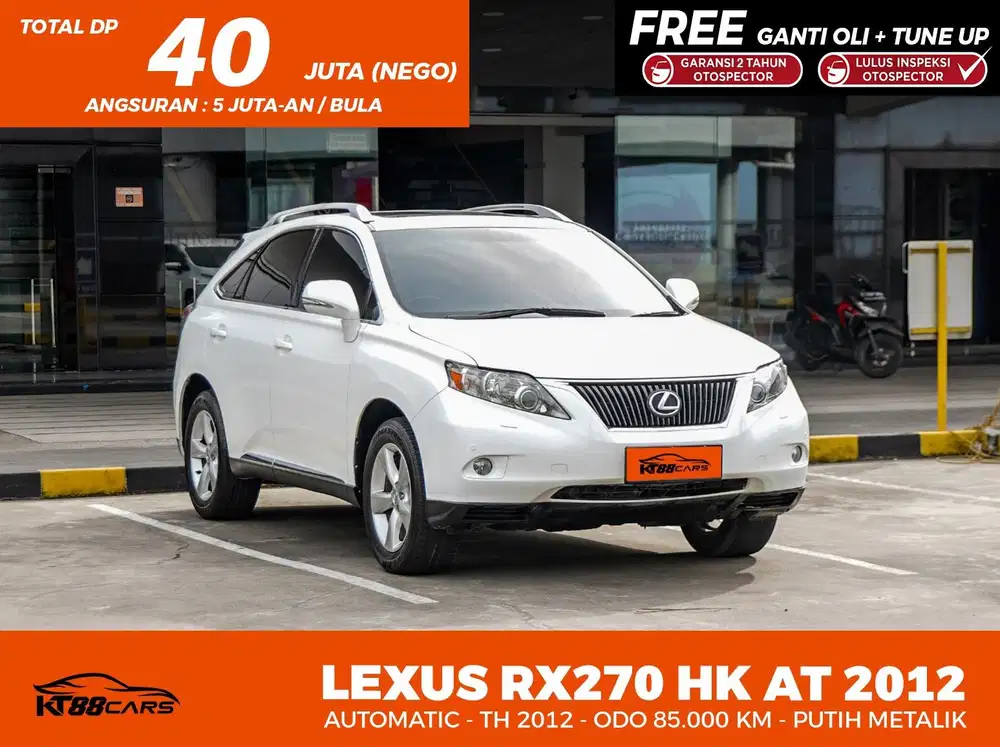 Lexus Rx270 HK(black interior) Thn 2012