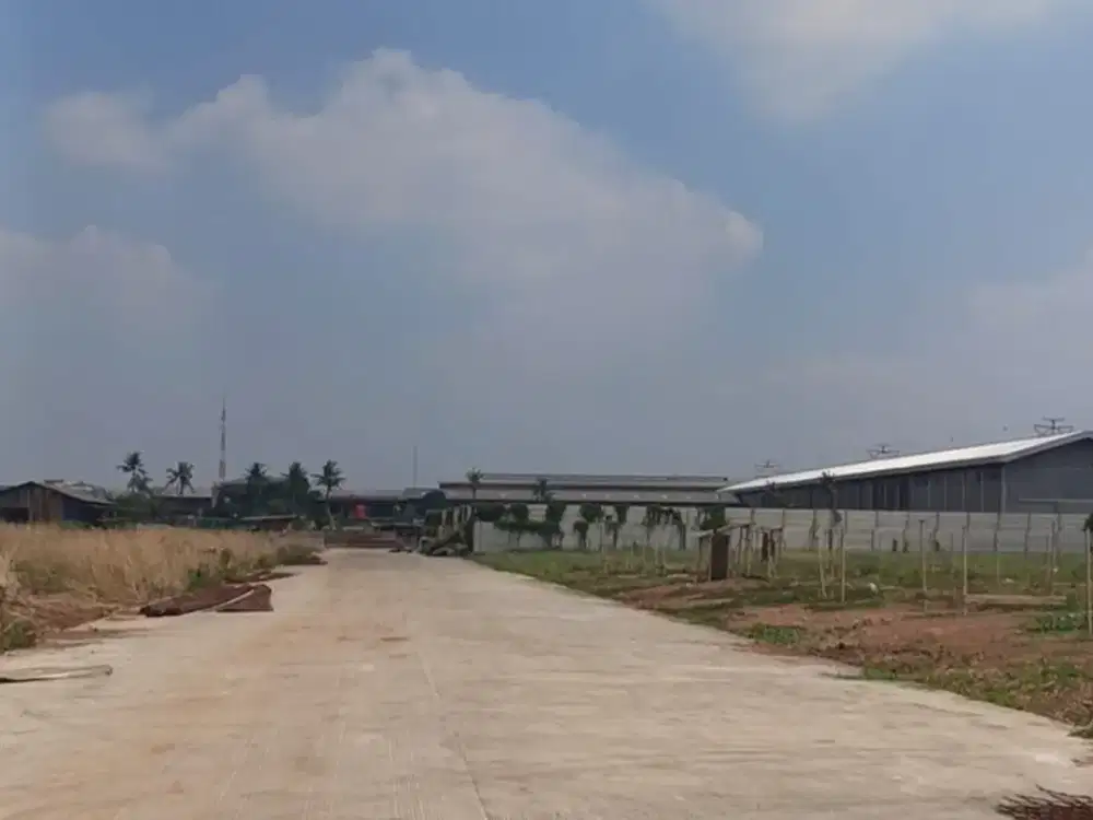 Kavling Industri Siap Bangun Gudang Sendiri, lebih murah dan sesuai kebutuhan di Tangerang dekat Airport.